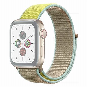 רצועת בד / ניילון מדגם Color Matching Nylon Band מבית LaTera לשעון חכם מדגם: Apple Watch 38mm/40mm/41mm (צבע Green/Baby Blue) רצועת בד / ניילון מדגם Color Matching Nylon Band מבית LaTera לשעון חכם מדגם: Apple Watch 38mm/40mm/41mm (צבע Green/Baby Blue)