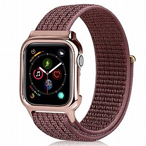רצועת בד / ניילון מדגם Simple Fashion Nylon Band מבית LaTera לשעון חכם מדגם: Apple Watch 42mm/44mm/45mm (צבע Brown) רצועת בד / ניילון מדגם Simple Fashion Nylon Band מבית LaTera לשעון חכם מדגם: Apple Watch 42mm/44mm/45mm (צבע Brown)