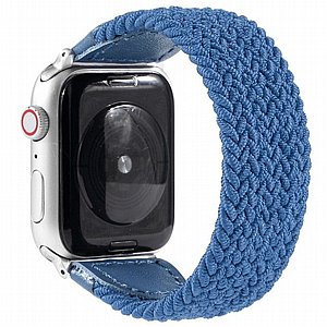 רצועת בד / ניילון מדגם Braided Nylon Band מבית LaTera לשעון חכם מדגם: Apple Watch 38mm/40mm/41mm (צבע Blue) רצועת בד / ניילון מדגם Braided Nylon Band מבית LaTera לשעון חכם מדגם: Apple Watch 38mm/40mm/41mm (צבע Blue)