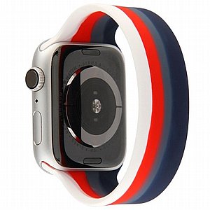 ����� ������� ����  Rainbow Solo Silicone Band ���� LaTera ����� ��� ����: Apple Watch 42mm/44mm/45mm (��� Blue/Red Rainbow)