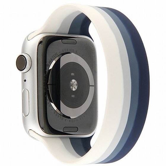 ����� ������� ����  Rainbow Solo Silicone Band ���� LaTera ����� ��� ����: Apple Watch 38mm/40mm/41mm (��� Blue Rainbow)