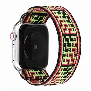 רצועת בד / ניילון מדגם Replacement Strap Nylon Band מבית LaTera לשעון חכם מדגם: Apple Watch 42mm/44mm/45mm (צבע Type 12) רצועת בד / ניילון מדגם Replacement Strap Nylon Band מבית LaTera לשעון חכם מדגם: Apple Watch 42mm/44mm/45mm (צבע Type 12)
