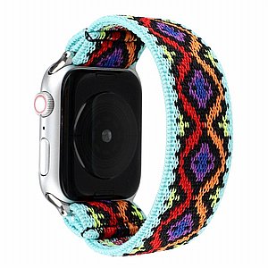 רצועת בד / ניילון מדגם Replacement Strap Nylon Band מבית LaTera לשעון חכם מדגם: Apple Watch 38mm/40mm/41mm (צבע Type 09) רצועת בד / ניילון מדגם Replacement Strap Nylon Band מבית LaTera לשעון חכם מדגם: Apple Watch 38mm/40mm/41mm (צבע Type 09)