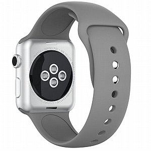 רצועת סיליקון מדגם Silicone Band מבית LaTera לשעון חכם מדגם: Apple Watch 42mm/44mm/45mm (צבע Grey) רצועת סיליקון מדגם Silicone Band מבית LaTera לשעון חכם מדגם: Apple Watch 42mm/44mm/45mm (צבע Grey)