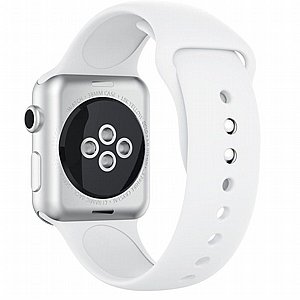 רצועת סיליקון מדגם Silicone Band מבית LaTera לשעון חכם מדגם: Apple Watch 42mm/44mm/45mm (צבע White) רצועת סיליקון מדגם Silicone Band מבית LaTera לשעון חכם מדגם: Apple Watch 42mm/44mm/45mm (צבע White)