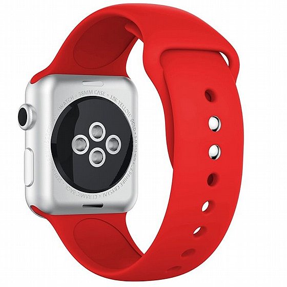 ����� ������� ���� Silicone Band ���� LaTera ����� ��� ����: Apple Watch 38mm/40mm/41mm (��� Red)