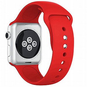 רצועת סיליקון מדגם Silicone Band מבית LaTera לשעון חכם מדגם: Apple Watch 38mm/40mm/41mm (צבע Red) רצועת סיליקון מדגם Silicone Band מבית LaTera לשעון חכם מדגם: Apple Watch 38mm/40mm/41mm (צבע Red)