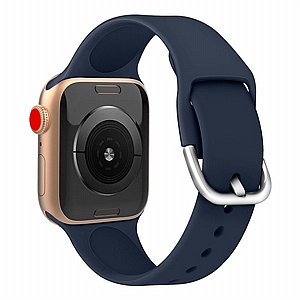 רצועת סיליקון מדגם Solid Color Silicone Band מבית LaTera לשעון חכם מדגם: Apple Watch 42mm/44mm/45mm (צבע Blue) רצועת סיליקון מדגם Solid Color Silicone Band מבית LaTera לשעון חכם מדגם: Apple Watch 42mm/44mm/45mm (צבע Blue)