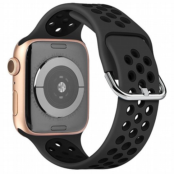 ����� ������� ���� Two Tone Sport Silicone Band ���� LaTera ����� ��� ����: Apple Watch 38mm/40mm/41mm (��� Grey/Black)