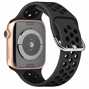 ����� ������� ���� Two Tone Sport Silicone Band ���� LaTera ����� ��� ����: Apple Watch 38mm/40mm/41mm (��� Grey/Black)