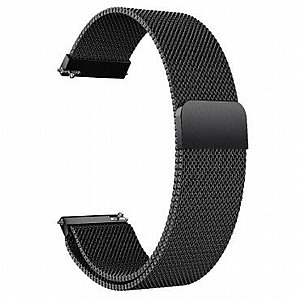 רצועת מתכת מדגם Milanese Loop Magnetic Steel Band מבית LaTera לשעון חכם מדגם: Samsung Galaxy Watch 46mm (צבע Black) רצועת מתכת מדגם Milanese Loop Magnetic Steel Band מבית LaTera לשעון חכם מדגם: Samsung Galaxy Watch 46mm (צבע Black)