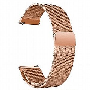 ����� ���� ���� Milanese Loop Magnetic Steel Band ���� LaTera ����� ��� ����: Samsung Galaxy Watch  42mm (��� Rose Gold)