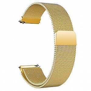רצועת מתכת מדגם Milanese Loop Magnetic Steel Band מבית LaTera לשעון חכם מדגם: Samsung Galaxy Watch 42mm (צבע Gold) רצועת מתכת מדגם Milanese Loop Magnetic Steel Band מבית LaTera לשעון חכם מדגם: Samsung Galaxy Watch 42mm (צבע Gold)