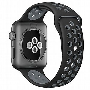 רצועת סיליקון מדגם Sport Silicone Band מבית LaTera לשעון חכם מדגם: Apple Watch 38mm/40mm/41mm (צבע Black/White) רצועת סיליקון מדגם Sport Silicone Band מבית LaTera לשעון חכם מדגם: Apple Watch 38mm/40mm/41mm (צבע Black/White)