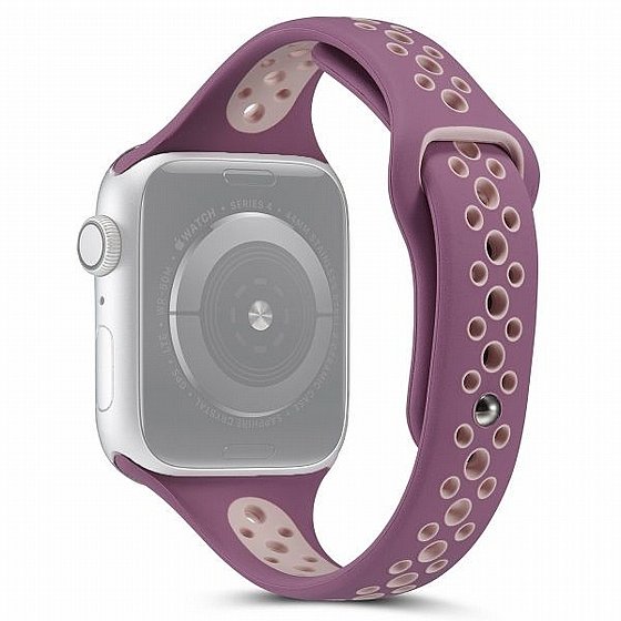 ����� ������� ����  Little Waist Sport Silicone Band ���� LaTera ����� ��� ����: Apple Watch 38mm/40mm/41mm (��� Purple/Pink)