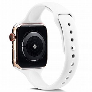 רצועת סיליקון מדגם Thin Silicone Band מבית LaTera לשעון חכם מדגם: Apple Watch 42mm/44mm/45mm (צבע Creamy white) רצועת סיליקון מדגם Thin Silicone Band מבית LaTera לשעון חכם מדגם: Apple Watch 42mm/44mm/45mm (צבע Creamy white)