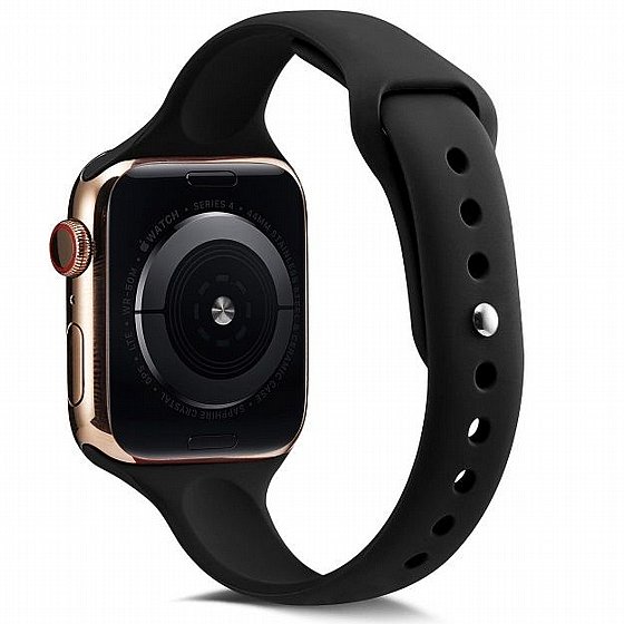 ����� ������� ����  Thin Silicone Band ���� LaTera ����� ��� ����: Apple Watch 38mm/40mm/41mm (��� Black)