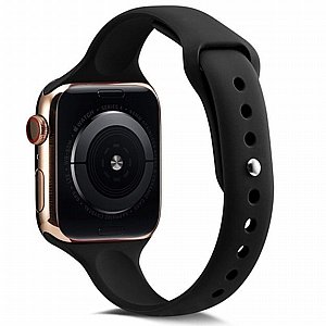 ����� ������� ����  Thin Silicone Band ���� LaTera ����� ��� ����: Apple Watch 38mm/40mm/41mm (��� Black)