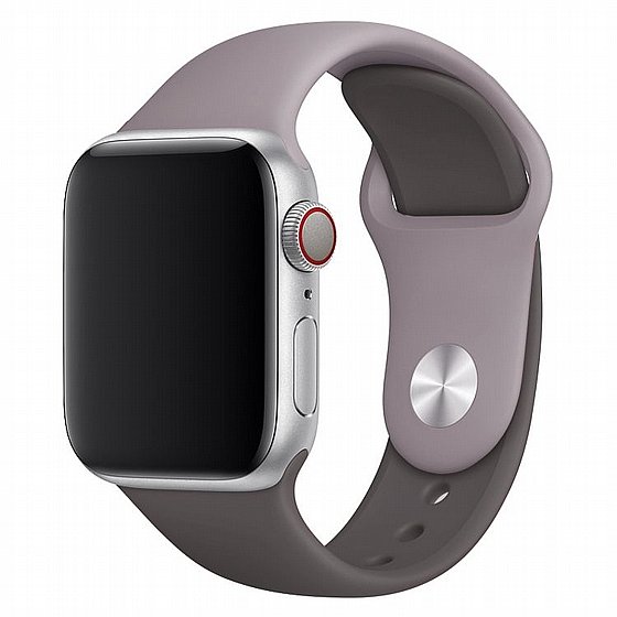 ����� ������� ����  Double Colors Silicone Band ���� LaTera ����� ��� ����: Apple Watch 42mm/44mm/45mm (��� Light Grey/Dark Gray)
