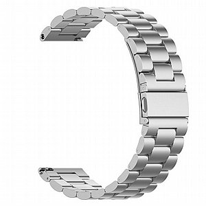 רצועת מתכת מדגם Three Straps Steel Band מבית LaTera לשעון חכם מדגם: Samsung Galaxy Watch 42mm (צבע Silver) רצועת מתכת מדגם Three Straps Steel Band מבית LaTera לשעון חכם מדגם: Samsung Galaxy Watch 42mm (צבע Silver)