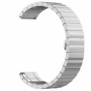 רצועת מתכת מדגם Butterfly Buckle Steel Band מבית LaTera לשעון חכם מדגם: Samsung Galaxy Watch 46mm (צבע Silver) רצועת מתכת מדגם Butterfly Buckle Steel Band מבית LaTera לשעון חכם מדגם: Samsung Galaxy Watch 46mm (צבע Silver)
