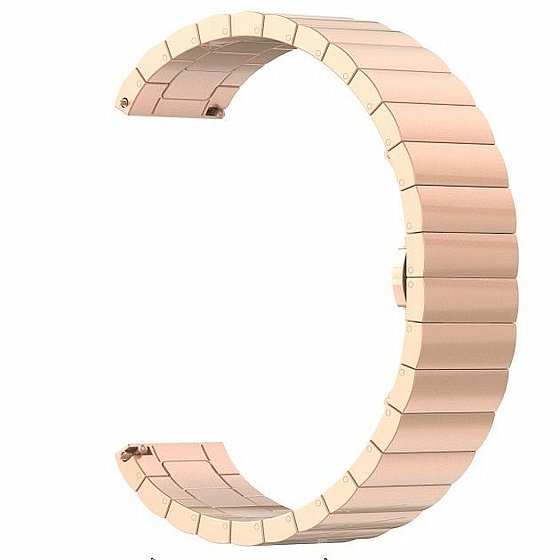 ����� ���� ����  Butterfly Buckle Steel Band ���� LaTera ����� ��� ����: Samsung Galaxy Watch  46mm (��� Rose Gold)