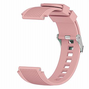 ����� ������� ����  Vertical Grain Wrist Silicone Band ���� LaTera ����� ��� ����: Samsung Galaxy Watch  46mm (��� Pink)