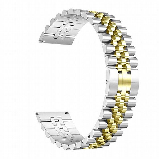 ����� ���� ����  Five Beads Steel Band ���� LaTera ����� ��� ����: Samsung Galaxy Watch  42mm (��� (Silver/Gold)