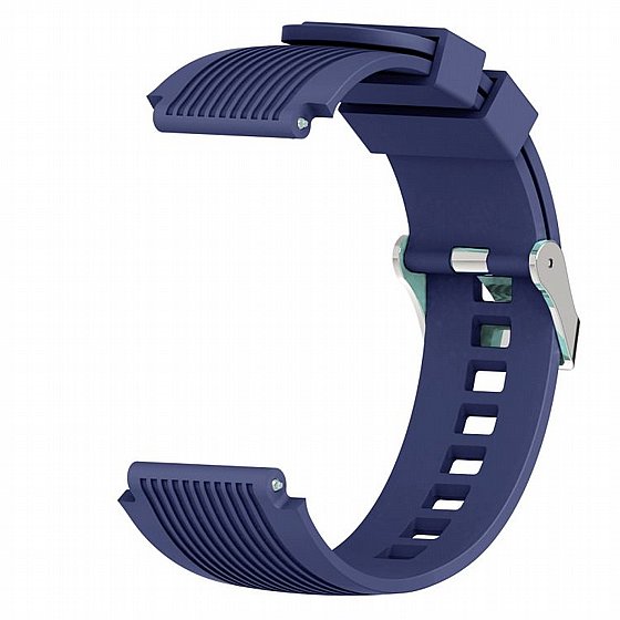 ����� ������� ����  Vertical Grain Wrist Silicone Band ���� LaTera ����� ��� ����: Samsung Galaxy Watch  42mm (��� Dark Blue)