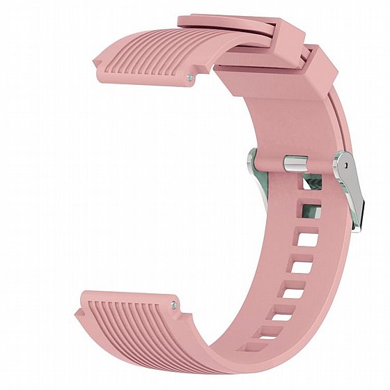 ����� ������� ����  Vertical Grain Wrist Silicone Band ���� LaTera ����� ��� ����: Samsung Galaxy Watch  42mm (��� Pink)