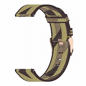 רצועת בד / ניילון מדגם Stripe Weave Nylon Band מבית LaTera לשעון חכם מדגם: Samsung Galaxy Watch 42mm (צבע Yellow) רצועת בד / ניילון מדגם Stripe Weave Nylon Band מבית LaTera לשעון חכם מדגם: Samsung Galaxy Watch 42mm (צבע Yellow)