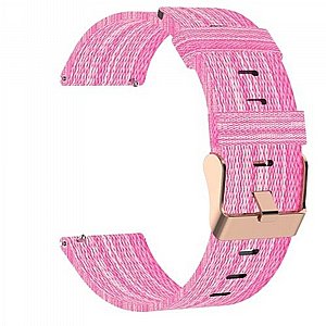 רצועת בד / ניילון מדגם Woven Textured Nylon Band מבית LaTera לשעון חכם מדגם: Samsung Galaxy Watch 42mm (צבע Pink) רצועת בד / ניילון מדגם Woven Textured Nylon Band מבית LaTera לשעון חכם מדגם: Samsung Galaxy Watch 42mm (צבע Pink)