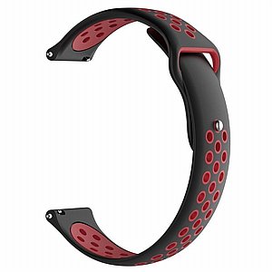 רצועת סיליקון מדגם Double Color Wrist Silicone Band מבית LaTera לשעון חכם מדגם: Samsung Galaxy Watch 46mm (צבע Black/Red) רצועת סיליקון מדגם Double Color Wrist Silicone Band מבית LaTera לשעון חכם מדגם: Samsung Galaxy Watch 46mm (צבע Black/Red)