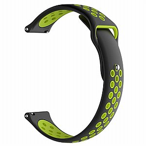 רצועת סיליקון מדגם Double Color Wrist Silicone Band מבית LaTera לשעון חכם מדגם: Samsung Galaxy Watch 46mm (צבע Black/Green) רצועת סיליקון מדגם Double Color Wrist Silicone Band מבית LaTera לשעון חכם מדגם: Samsung Galaxy Watch 46mm (צבע Black/Green)