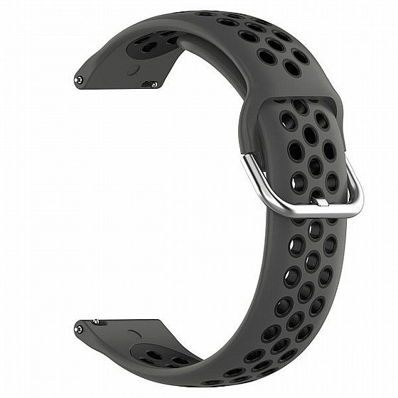 ����� ������� ���� Sports Solid Color Silicone Band ���� LaTera ����� ��� ����: Samsung Galaxy Watch  46mm (��� Coal Black)