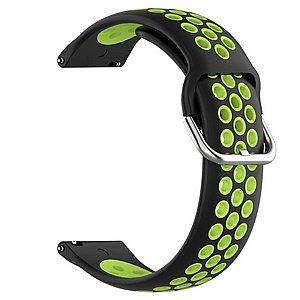 רצועת סיליקון מדגם Sports Solid Color Silicone Band מבית LaTera לשעון חכם מדגם: Samsung Galaxy Watch 46mm (צבע Black/Lime) רצועת סיליקון מדגם Sports Solid Color Silicone Band מבית LaTera לשעון חכם מדגם: Samsung Galaxy Watch 46mm (צבע Black/Lime)