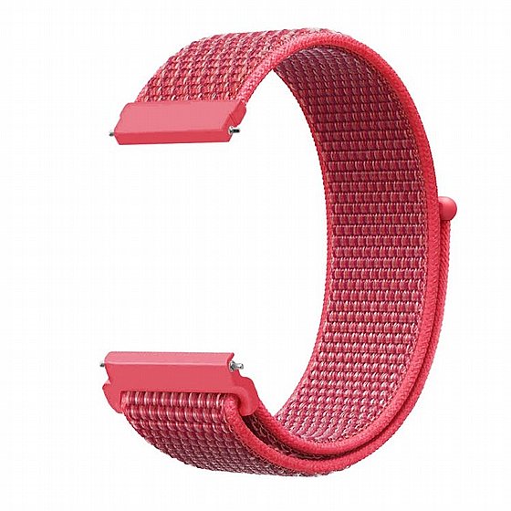 ����� �� / ������ ����  Simple Braided Nylon Band ���� LaTera ����� ��� ����: Samsung Galaxy Watch  46mm (��� Hibiscus Pink)
