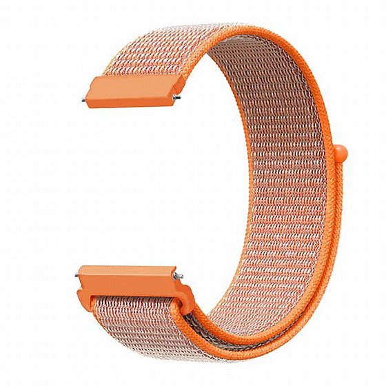 ����� �� / ������ ����  Simple Braided Nylon Band ���� LaTera ����� ��� ����: Samsung Galaxy Watch  46mm (��� Orange Red)