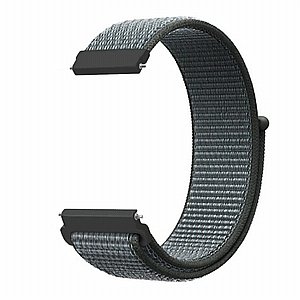 רצועת בד / ניילון מדגם Simple Braided Nylon Band מבית LaTera לשעון חכם מדגם: Samsung Galaxy Watch 46mm (צבע Storm Gray) רצועת בד / ניילון מדגם Simple Braided Nylon Band מבית LaTera לשעון חכם מדגם: Samsung Galaxy Watch 46mm (צבע Storm Gray)