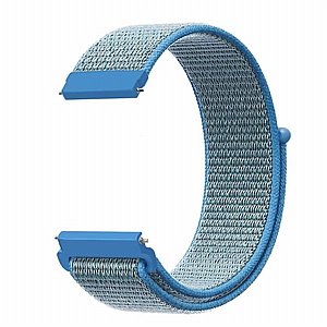 רצועת בד / ניילון מדגם Simple Braided Nylon Band מבית LaTera לשעון חכם מדגם: Samsung Galaxy Watch 46mm (צבע Tahoe Blue) רצועת בד / ניילון מדגם Simple Braided Nylon Band מבית LaTera לשעון חכם מדגם: Samsung Galaxy Watch 46mm (צבע Tahoe Blue)