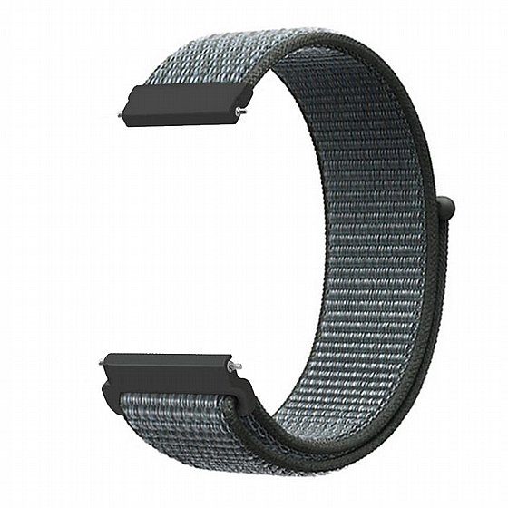 ����� �� / ������ ����  Simple Braided Nylon Band ���� LaTera ����� ��� ����: Samsung Galaxy Watch  42mm (��� Storm Gray)