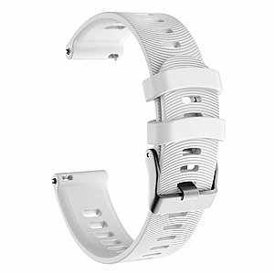 רצועת סיליקון מדגם Silicone Band מבית LaTera לשעון חכם מדגם: Garmin Forerunner 245 (צבע White) רצועת סיליקון מדגם Silicone Band מבית LaTera לשעון חכם מדגם: Garmin Forerunner 245 (צבע White)