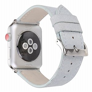 ����� ��� ���� Frosted Genuine Leather Band ���� LaTera ����� ��� ����: Apple Watch 38mm/40mm/41mm (��� White)