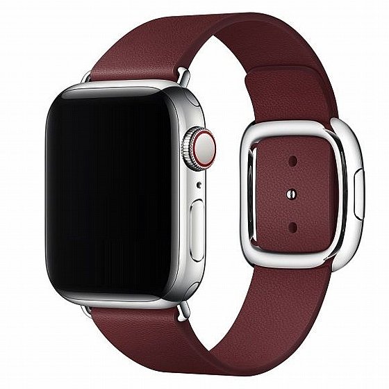 ����� ��� ���� Modern Style Leather Band ���� LaTera ����� ��� ����: Apple Watch 38mm/40mm/41mm (��� Coffee)