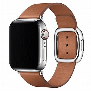 רצועת עור מדגם Modern Style Leather Band מבית LaTera לשעון חכם מדגם: Apple Watch 38mm/40mm/41mm (צבע Brown) רצועת עור מדגם Modern Style Leather Band מבית LaTera לשעון חכם מדגם: Apple Watch 38mm/40mm/41mm (צבע Brown)