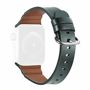 רצועת עור מדגם Replacement Genuine Leather Band מבית LaTera לשעון חכם מדגם: Apple Watch 42mm/44mm/45mm (צבע Green) רצועת עור מדגם Replacement Genuine Leather Band מבית LaTera לשעון חכם מדגם: Apple Watch 42mm/44mm/45mm (צבע Green)