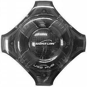 מפצל 4 יציאות USB מדגם SL-100 מבית Silver Line מפצל 4 יציאות USB מדגם SL-100 מבית Silver Line