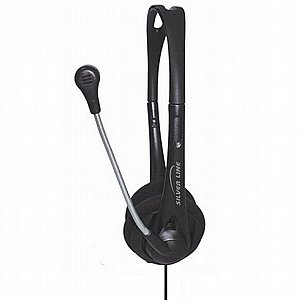 אוזניות ומיקרופון מדגם HS-012 מבית Silver Line אוזניות ומיקרופון מדגם HS-012 מבית Silver Line