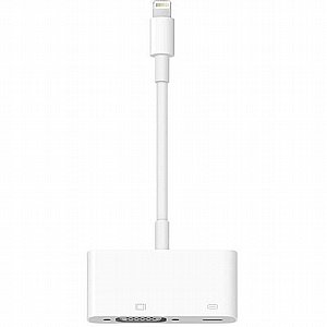 מתאם VGA מקורי מבית Apple עם חיבור Lightning מתאם VGA מקורי מבית Apple עם חיבור Lightning