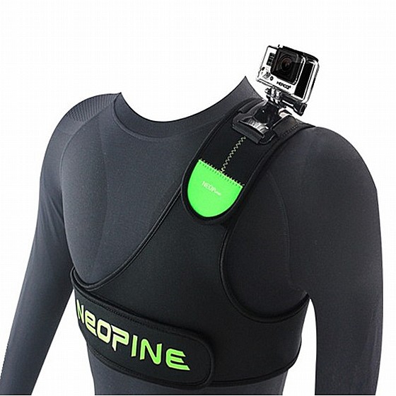 רצועת כתף מדגם SCM-2 מבית NEOpine למצלמת אקסטרים GoPro